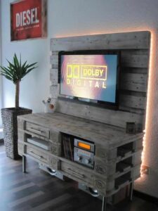 Meuble TV en bois